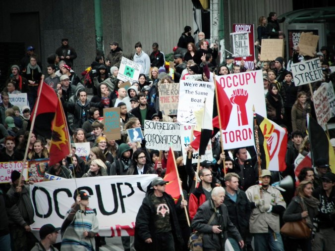 Occupy TO march
